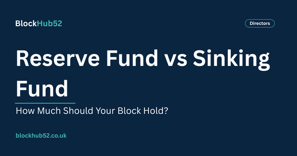 Reserve Fund vs Sinking Fund: How Much Should Your Block Hold?